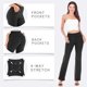 thumbnail image 2 of Pantalones de yoga IUGA Bootcut para mujer con bolsillos de cintura alta, 2 of 6