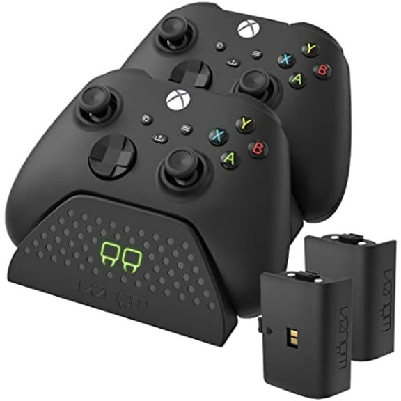 Venom Twin Charging Dock with 2 x Rechargeable Battery Packs - Black (Xbox Series X & S / Xbox One)