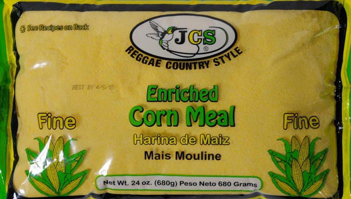 (6 pack) Jamaican Ctry Style Brand JCS Corn Meal, 24 oz