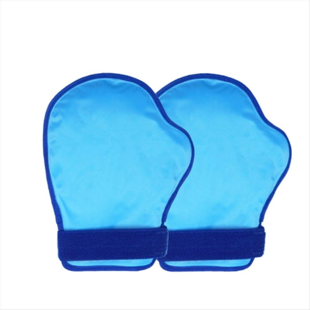 Guantes de Hielo para Aliviar el Dolor, Paquete de 2 Guantes de Terapia de Frío Completos para Neuropatía por Quimioterapia, Paquete de Hielo de Gel.