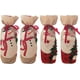 thumbnail image 1 of RV Cuatro Nuevas Decoraciones Navideñas Lino Bordado Muñeco De Nieve Viejo Hombre Juego De Vino Navidad Hotel Restaurante Inicio Botella Conjunto, Botella De Arpillera Bolsa De Regalo, 31 * 14 Cm brillar Electrónica, 1 of 5