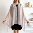 thumbnail image 2 of Yifymode Lace Floral Shawls and Wraps for Women Evening Wedding | Dresses Formal Bridal Shawl Scarf Head Scarf, 2 of 6