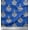 Royal Blue, variant on Soimoi Crepe Silk Fabric Leaves & Floral Block Print Fabric by The Yard 42 Inch Wide