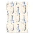 thumbnail image 2 of Notebook 8.3x5.7x0.4 Inch One Sizex1 Journey Note Diary Hardcover Notebook 60 Pages,80g Paper Writing Smooth and Not Easy to Break Cartoon White Milk Bottle, 2 of 8