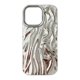 thumbnail image 3 of Teléfono con textura plisada 3D para iPhone/ Funda elegante y protectora, 3 of 7