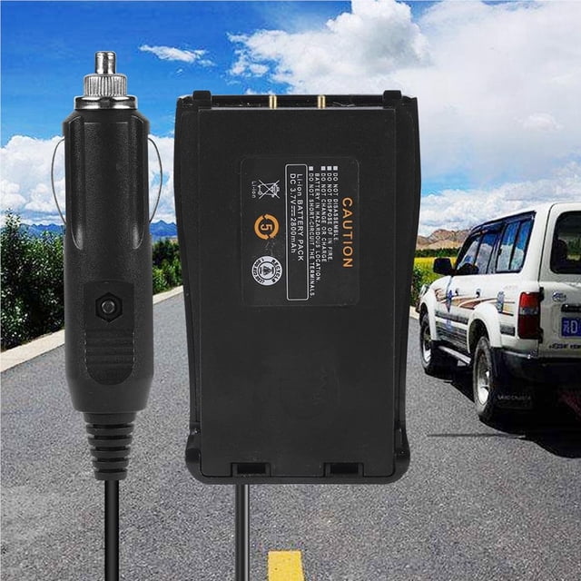 Cargador De Coche Eliminador De Batería Walkie Talkie Para Radio Cb Bf-888S Bf-777S Bf-666S Monstrate AF000912-00