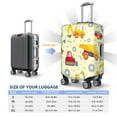 thumbnail image 6 of Balery Luggage Cover Heavy Equipment Print Suitcase Covers for Luggage Elastic Washable Suitcase Protector Fits 18-32 Inch Luggage-Small, 6 of 9