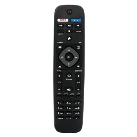 New Smart TV Remote Control for Philips Smart LED LCD HDTV TV with Netflix Vudu Youtube Keys 32PFL4902/F7 40PFL4901/F7 55PFL6902/F7