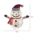 thumbnail image 2 of Farol Navideño LED Papá Noel para Hogar (Luz Cálida Muñeco de Nieve + Chasis) JShteea Libre de BPA, 2 of 8