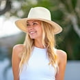 thumbnail image 2 of Panama Jack Women's Sun Hat - Paper Braid Straw, Safari, 3 1/2" Big Brim (Natural), 2 of 9