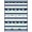 Blue White, Pattern 9, variant on ODIKA 8'x10' Washable Area Rug Non-Slip Chair-Friendly Mat Nautical Striped Maritime Layout Featuring Symmetrical That Couch for Dining Room, Large Office, Lounge