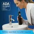 thumbnail image 4 of Waterpik Cordless Express Portable Water Flosser with 2 Settings, 2 Tips, ADA Accepted, Black (Packaging May Vary), 4 of 10