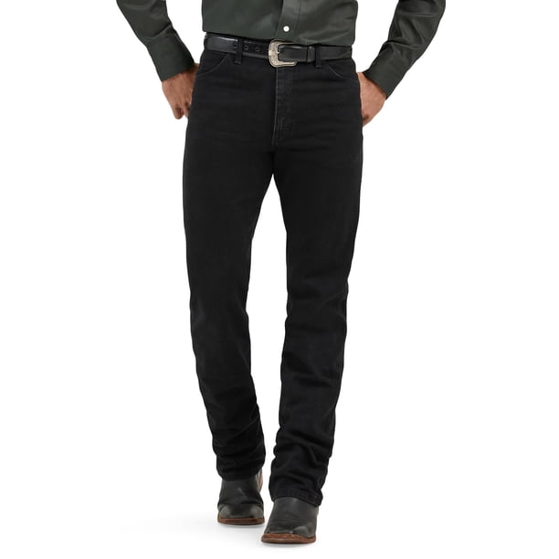Jean Wrangler 13MWZ para hombre, corte vaquero, corte original, color negro