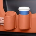 thumbnail image 4 of Leather Car Cup Leather Automotive Drink Rack Sto Auto Universal Q7F3 Car Accessories Cup, 4 of 9