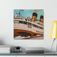 thumbnail image 4 of Ferry in Art Nouveau - Canvas, 4 of 10
