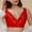 Red, variant on Sexy Floral Full Coverage Lace Bra Women Gathered Thicker Gradient Bra Cotton Soft Push Up Bra