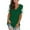 Green, variant on Womens Summer Tops Lace Short Sleeve T Shirts Sexy V Neck Tops Loose Fit Blouse Basic Tops