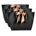 thumbnail image 3 of 10 bolsas de papel negras para regalo de recuerdo, bolsas de embalaje para ropa, maquillaje y boutique con asa dorada, n.° 5, 3 of 15