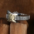 thumbnail image 5 of Adjustable electric guitar ring - Rock punk style, zinc alloy, perfect gift for Halloween and New Year,Grey, 5 of 10