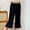 Black, variant on Swuxness Girls Casual Pants, Toddler Summer Long Pants, Girls Solid Color Lightweight Comfortable Flared Leg Pants for Everyday Outfits Coffee, 1-2 Years