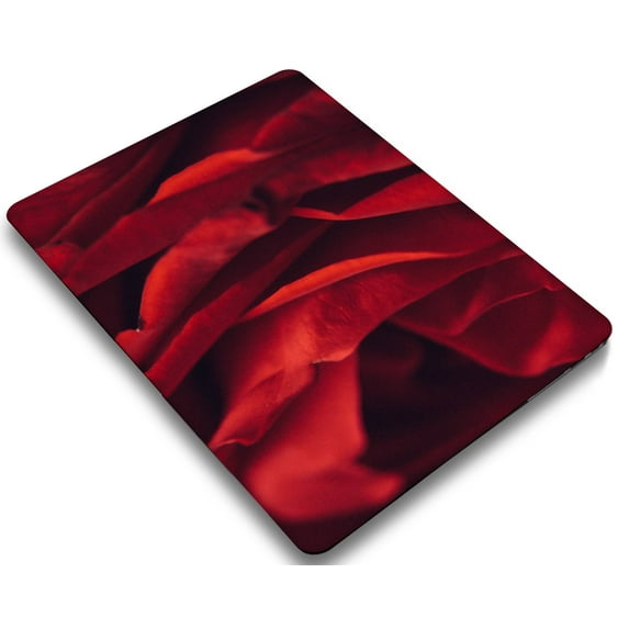 KSK KAISHEK Hard Shell Only for Newest MacBook Pro 15" 2016 2017 2018 2019 A1707 A1990 + Black Keyboard Cover, Rose series 0062