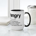 thumbnail image 4 of CafePress - Hangry Definition - 15 oz Ceramic Large White Novelty Mug, 4 of 4