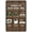 DO, variant on Funny Kitchen Quote Metal Tin Sign Wall Decor, Farmhouse Rustic Kitchen Conversions Sign for Home Decor Gifts(Wooden Style)