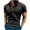 Dark Gray, variant on WREESH Men's Fashion T-Shirts Solid Color Spring Summer Short Sleeved Stand Collar Button Pullover Casual Sports T-Shirt Shirt Blouse Workout Tops Dark Blue