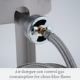 thumbnail image 3 of ARC USA SS3840S Outdoor Propane Burner Stainless Steel Camping Stove with Hose & Regulator 37,000 BTU/H, 3 of 7