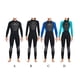 thumbnail image 2 of Naiovety Traje de buceo Neopreno Nylon Traje de baño de manga larga Borde de cuero Clásico Cuello Traje de neopreno de Deportes acuáticos Hombre Azul SG, 2 of 6