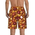 thumbnail image 3 of Kdxio Almond Nuts Pattern Mens Casual Shorts - Drawstring Summer Beach Sports Shorts for Men, 3 of 9