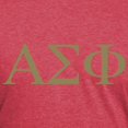 thumbnail image 3 of CafePress - Alpha Sigma Phi Greek Letters Gold T Shirt - Mens Tri-blend T-Shirt, 3 of 4