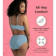 thumbnail image 3 of Attributes 5-Pack Women's Seamless Briefs, Panties Para Mujeres, Underwear, Grey/Rose/White/Pink/Sepia, X-Large, 3 of 4