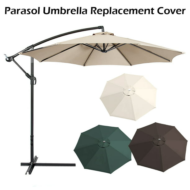 Hotbest Patio Umbrella Replacement Canopy 8 Ribs Outdoor Top Cover Uv Protection In 95 Com - How To Measure A Patio Umbrella Replacement Canopy 8 Ribs