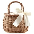 thumbnail image 1 of Sac de Plage Tissé Extérieur Style Rural Panier à Main Porte-Fleurs Tissé à la Main, 1 of 9