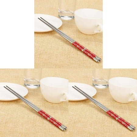 

1Pair Length Pattern Stainless Steel Chopsticks Pair New 2PCS Modern Dining Room Set round round Table Mat Plate Mat Set Living Room End Table Mats Woven Chargers Cork Place Mats for Kitchen Table