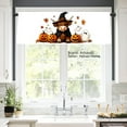 thumbnail image 2 of AshasdS Halloween Cow Witch Pumpkin Ghost Window Valance Curtain for Home Kitchen Living Room Bedroom Bathroom Decor 54x18 inch, 2 of 5