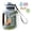 Black Clear Water Bottle, variant on 40 Oz Clear Water Bottle Reusable Wide Mouth, Leakproof BPA Free Large Plastic Water Bottles with Strap, Motivational Time Marker Jug for Workout Camping Outdoors Home Hiking