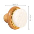 thumbnail image 2 of Cepillo de limpieza del cuerpo ducha de madera depurador de madera exfoliante cepillo de masaje corporal pincel, 2 of 4