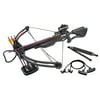 Leader Accessories Crossbow Package 175lbs 285fps Archery Equipment Hunting Bow with Quiver and 4pcs of Aluminum Arrow