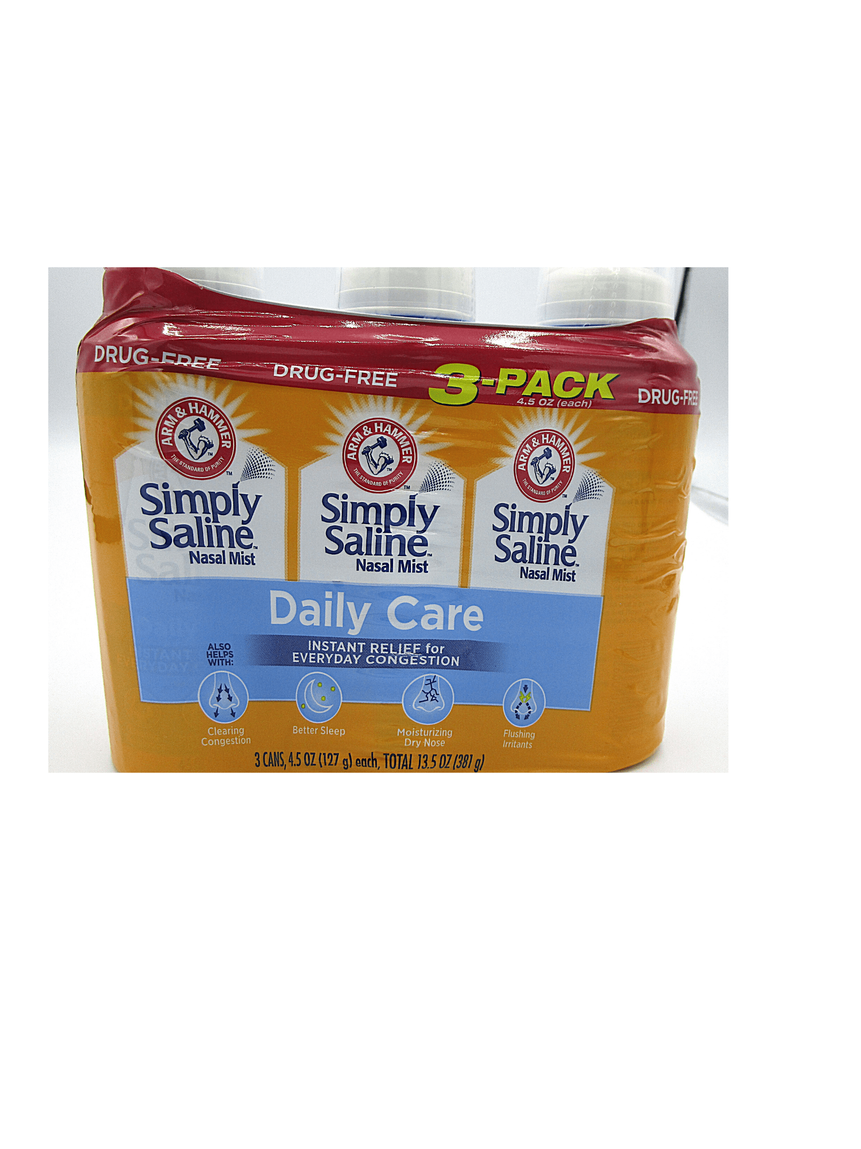 3-Pack Simply Saline Nasal Mist Spray