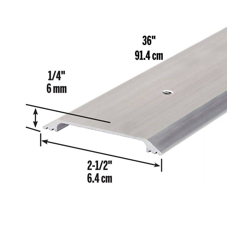 M-D Building Products 11072 2-1/2 in. x 1/4 in. x 36 in. Silver