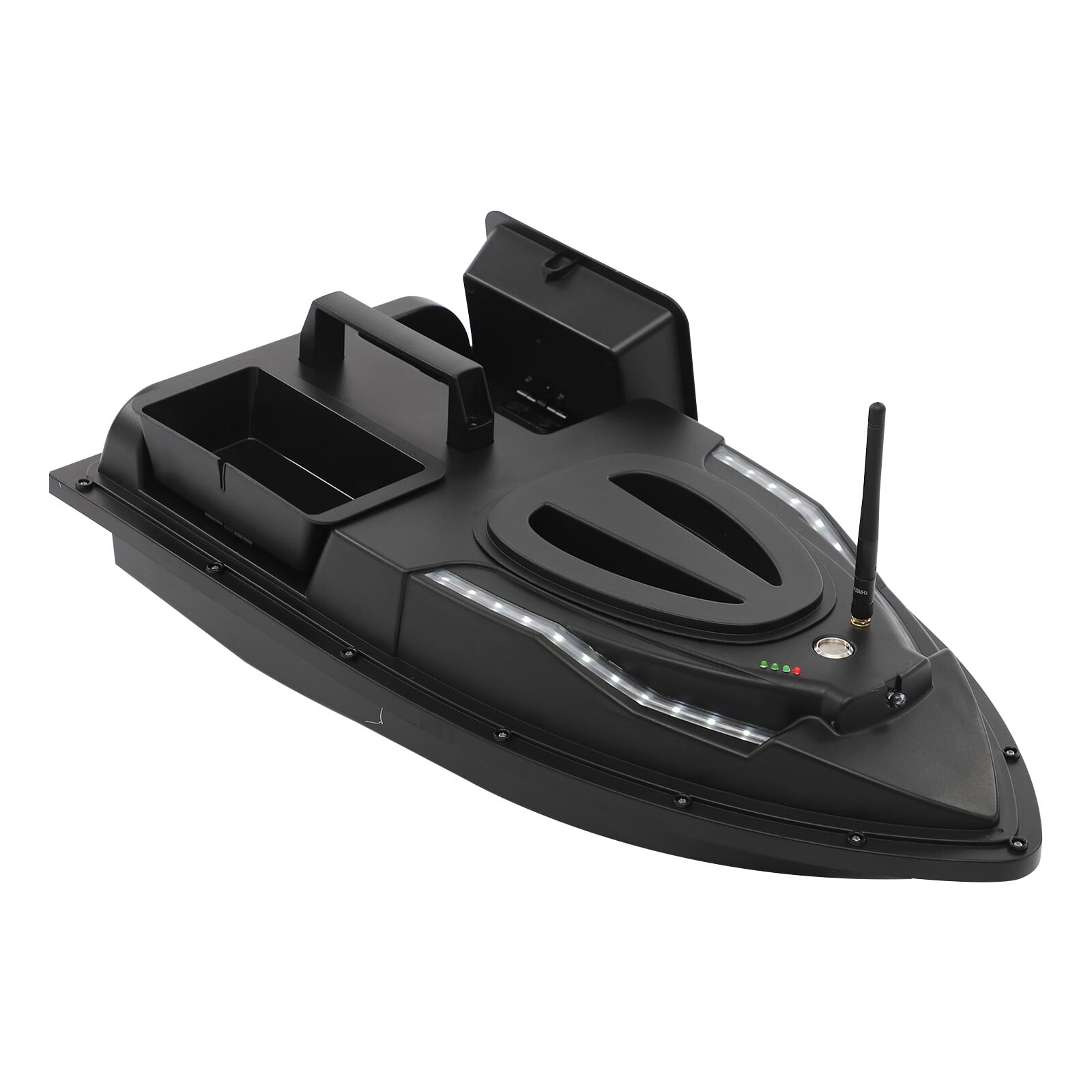ABS Exquisite Fishing Bait Boat Remote Control Battery Powered Bait Boat with LCD Display