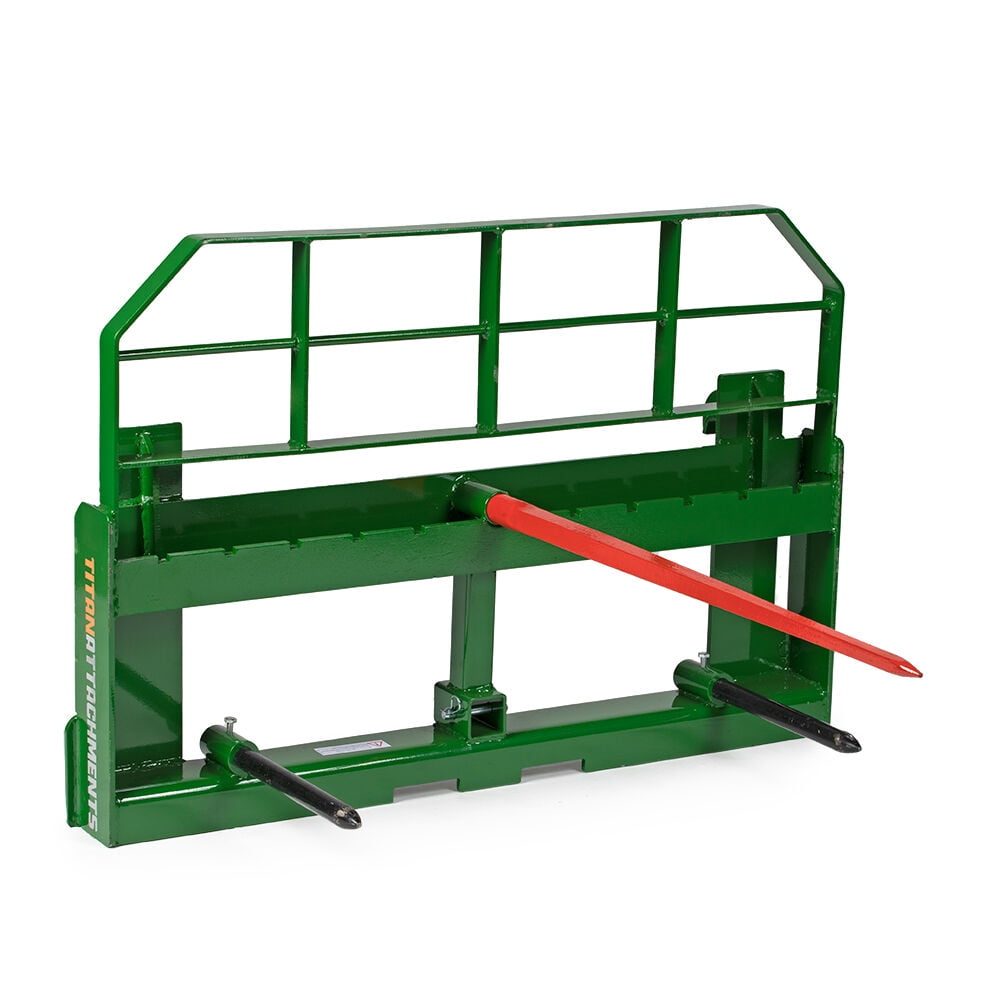 Titan Attachments Hook and Pin Hay Frame Attachment with 49in Hay Spear