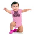 thumbnail image 4 of Game Changer First Time Parents Funny Romper Boys or Girls Infant Baby Brisco Brands 6M, 4 of 7