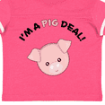 thumbnail image 4 of Inktastic I'm a Pig Deal Cute Pig Pun Boys or Girls Toddler T-Shirt, 4 of 5