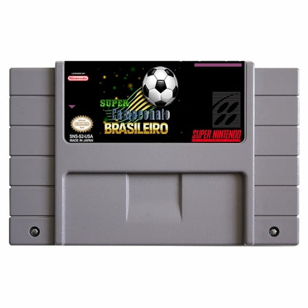 SNES Games Cartridge Super Campeonato Brasileiro