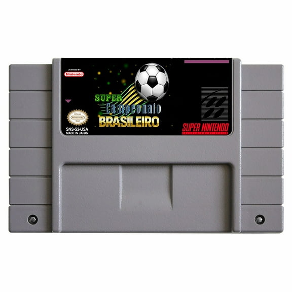 SNES Games Cartridge Super Campeonato Brasileiro