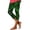 Green#1, variant on UVEASISHA St Patricks Day Leggings for Women Clover Heart Gradient Printed Capri High Waisted Tummy Control Stretchy Athletic Fitness Pants Green L