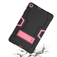 thumbnail image 6 of Dteck Shockproof Case For Samsung Galaxy Tab A 10.1 inch 2019 Model SM-T510 SM-T515, Heavy Duty Rugged Hybrid Case High Impact Full Body Protective Cover (no built-in screen protector), Black/Rose, 6 of 7